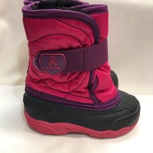 Kamik Kids' Snowbug Snow Boot Pink Girls Size 8